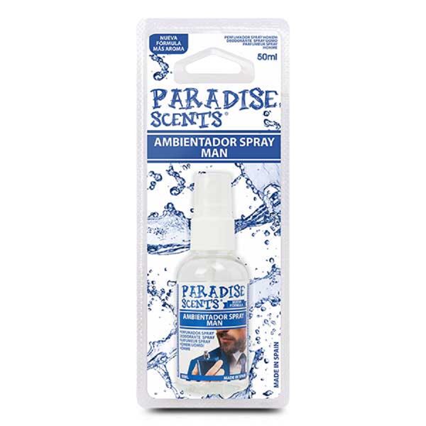 Spray ambientador Paradise fragrância para homem 50 ml