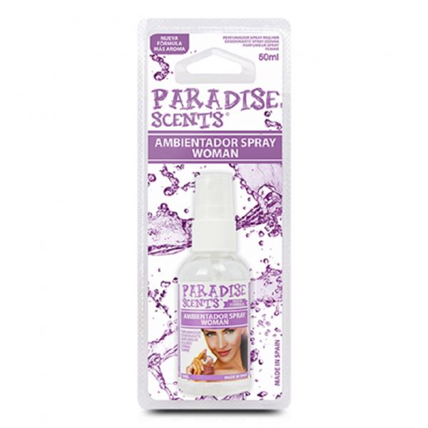 Spray ambientador Paradise fragrância mulher 50 ml