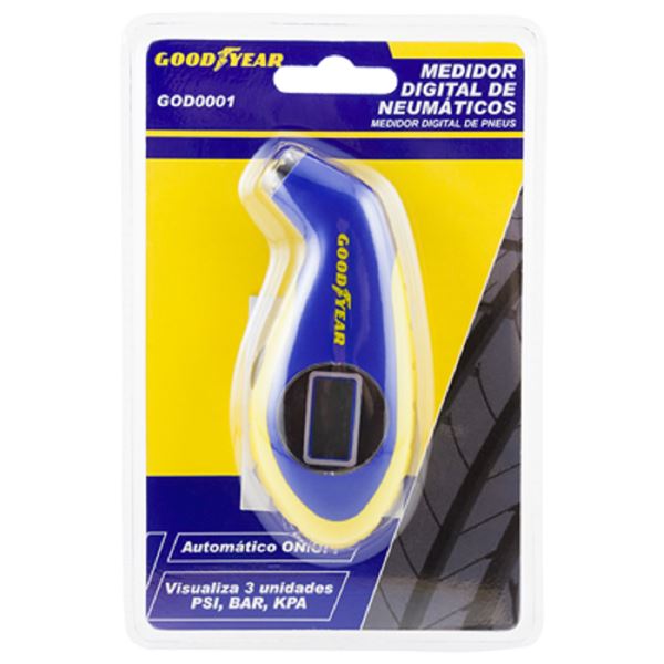 Manómetro digital curto Goodyear