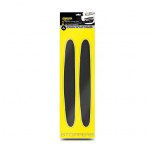 2 protecções de para-choques universais de cor preta