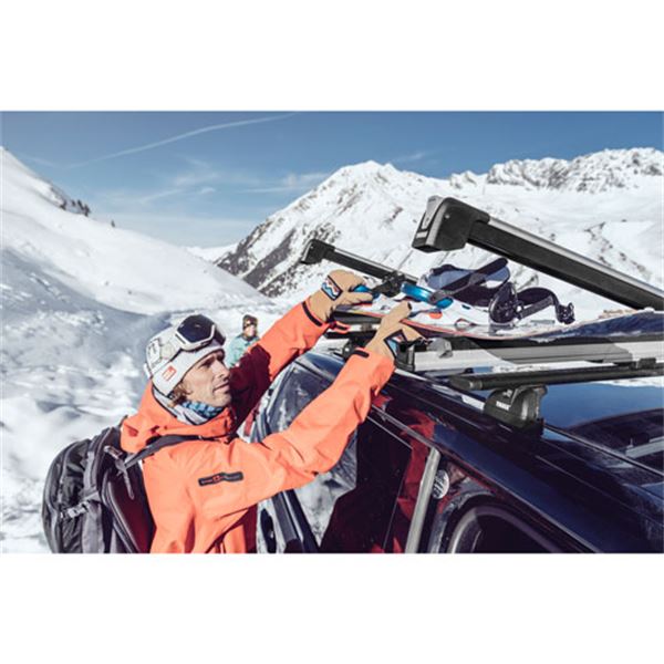Extensor Thule para sacos de neve 7325 suporte para esquis 5 pares