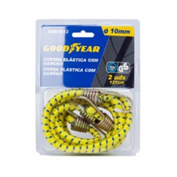 Cabo elástico Goodyear com ganchos 10x1220 mm