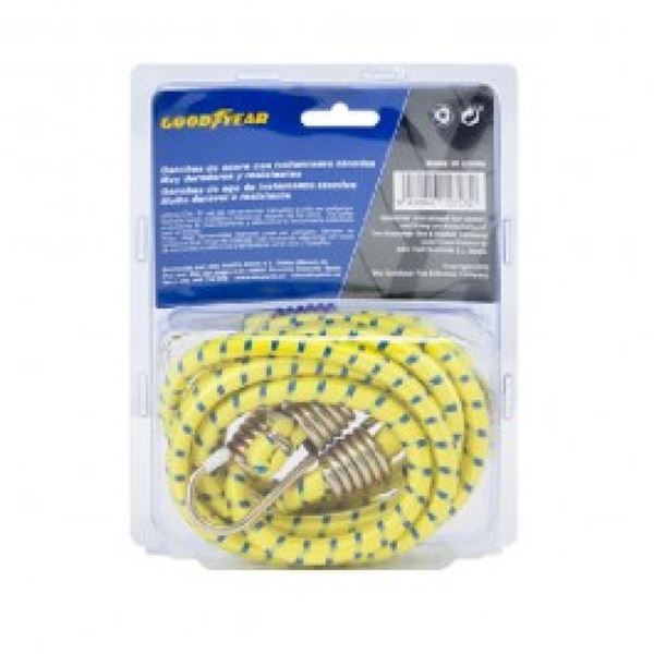Cabo elástico Goodyear com ganchos 10x1220 mm