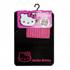Conjunto de tapetes de carpete Hello Kitty Preto
