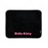 Conjunto de tapetes de carpete Hello Kitty Preto