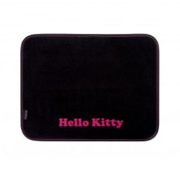 Conjunto de tapetes de carpete Hello Kitty Preto