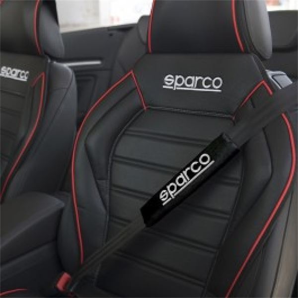 Coberturas de cinto Sparco de cor preta