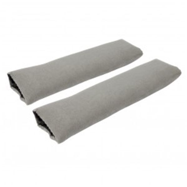 Capas para cintos em veludo cinzento