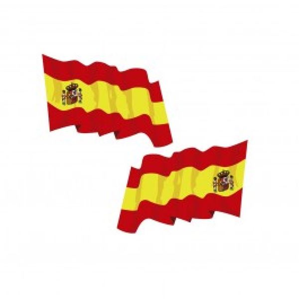 Autocolante da bandeira de Espanha