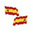 Autocolante da bandeira de Espanha