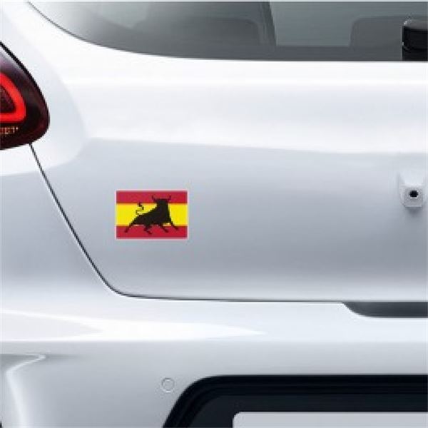 Bandeira de Espanha autocolante touro