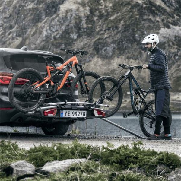 Suporte de bicicletas Thule Velospace xt com bola de engate para 3 bicicletas