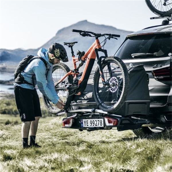 Suporte de bicicletas Thule Velospace xt com bola de engate para 3 bicicletas
