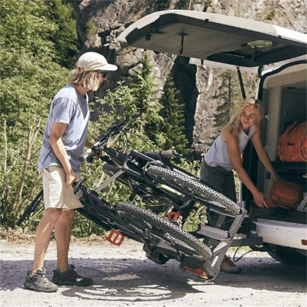 Suporte de bicicletas Thule Velospace xt com bola de engate para 3 bicicletas