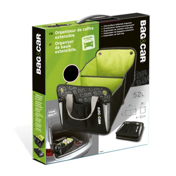 Organizador de bagagens extensível Bag&amp;car 52l