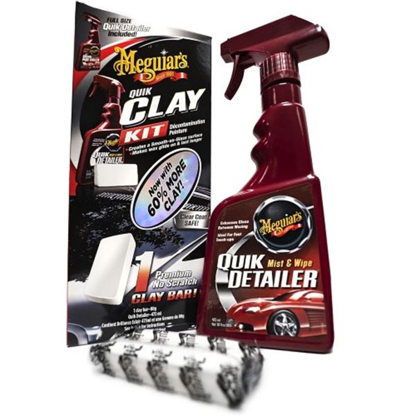 Kit Claybar + Lubrificante Meguiars