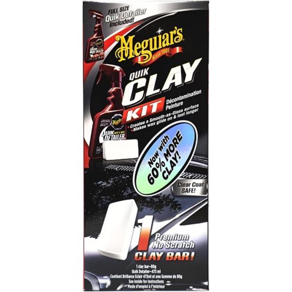 Kit Claybar + Lubrificante Meguiars