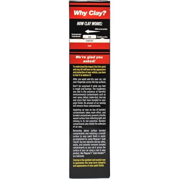 Kit Claybar + Lubrificante Meguiars