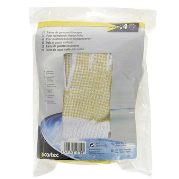 Luvas multiusos Cartec 4 pcs.