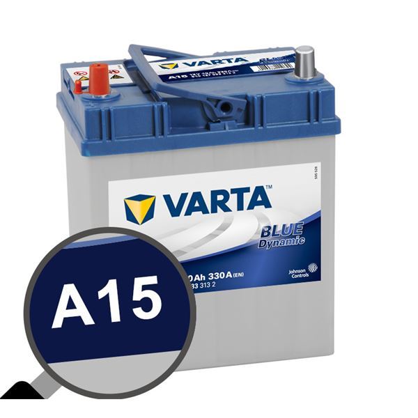 Bateria para automóvel Varta a15 40ah 330a