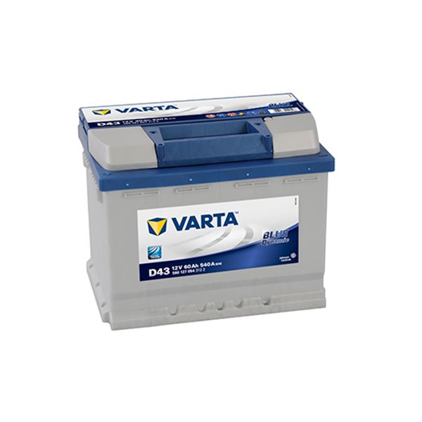 Bateria para automóvel Varta d43 60ah 540a