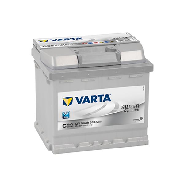 Bateria de automóvel Varta c30 54ah 530a