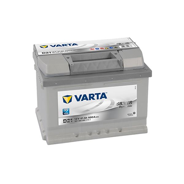 Bateria de automóvel Varta d21 61ah 600a