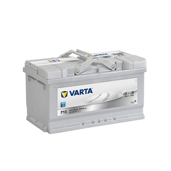 Bateria para automóvel Varta f18 85ah 800a