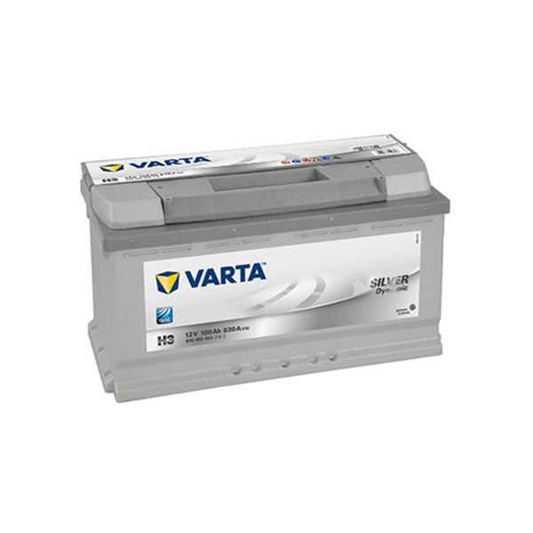 Bateria para automóvel Varta h3 100ah 830a