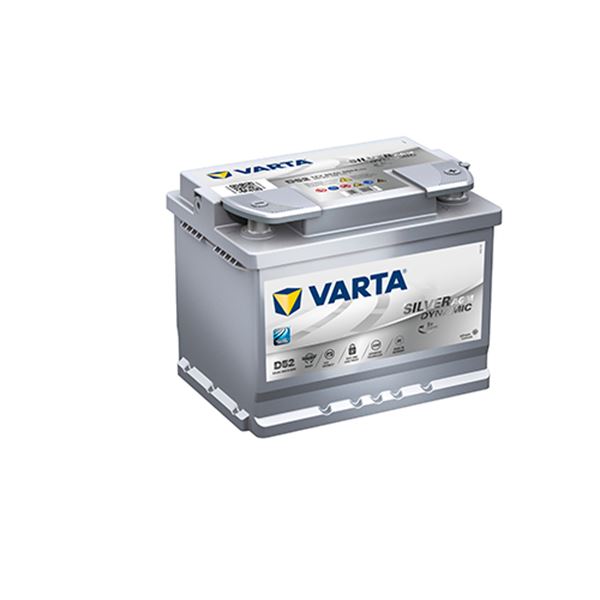 Bateria para automóvel Varta Start Stop agm d52 60ah 680a