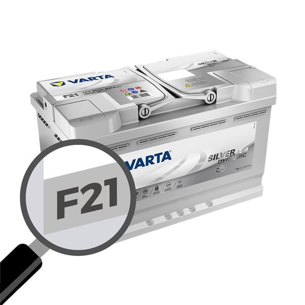 Bateria para automóvel Varta Start Stop agm f21 80ah 800a