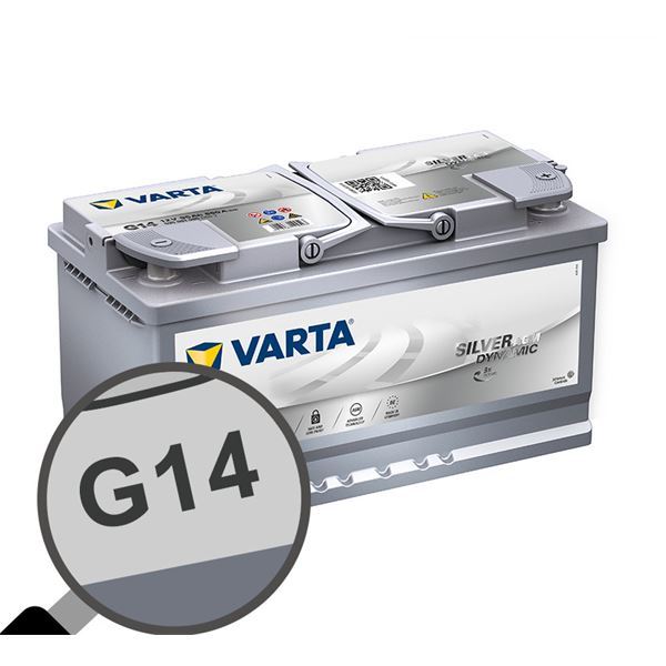 Bateria para automóvel Varta Start Stop agm g14 95ah 850a
