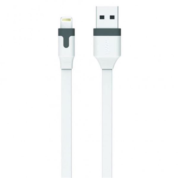 Cabo carregador usb Muvit mfi2 1m branco