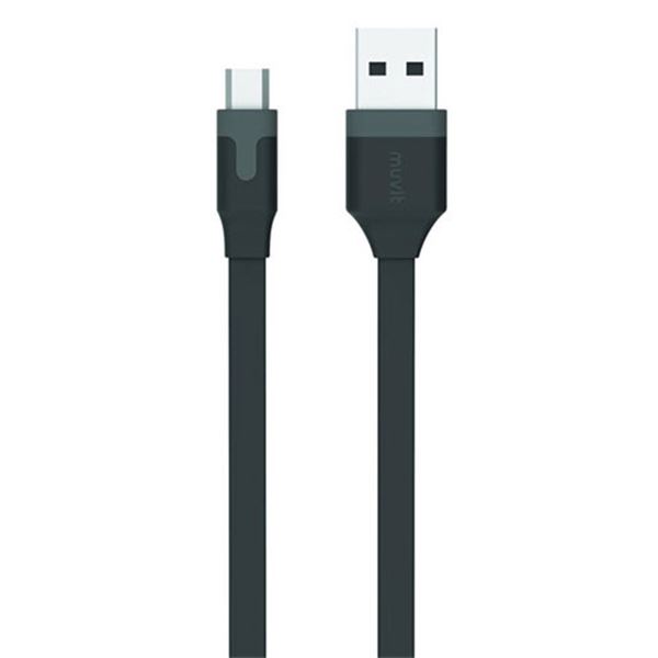 Cabo carregador usb-micro usb Muvit 1 m preto