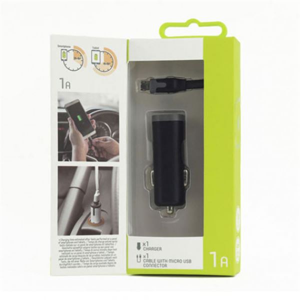 Carregador de telemóvel para automóvel Muvit micro usb