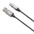 Muvit Tiger 1,2m cinzento cabo carregador micro usb micro usb