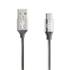 Muvit Tiger 1,2m cinzento cabo carregador micro usb micro usb