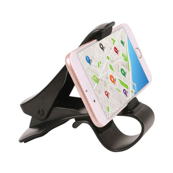 Suporte universal para telemóvel para automóvel com grampo frontal Muvit