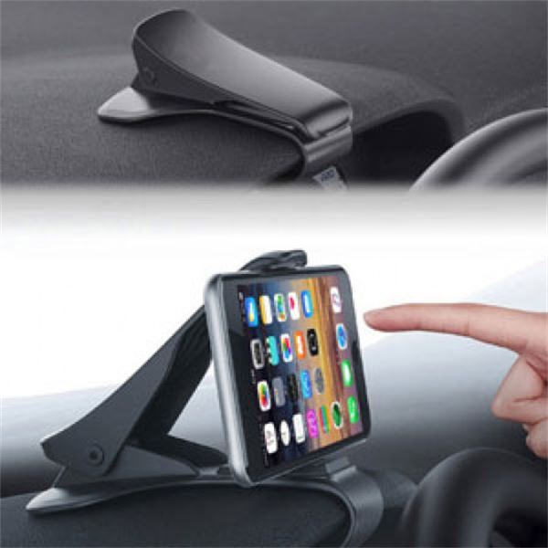 Suporte universal para telemóvel para automóvel com grampo frontal Muvit