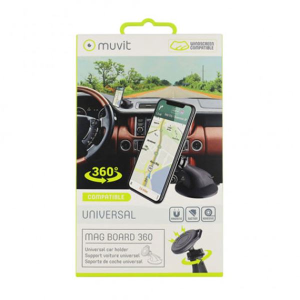 Suporte para telemóvel no painel de instrumentos do automóvel Muvit