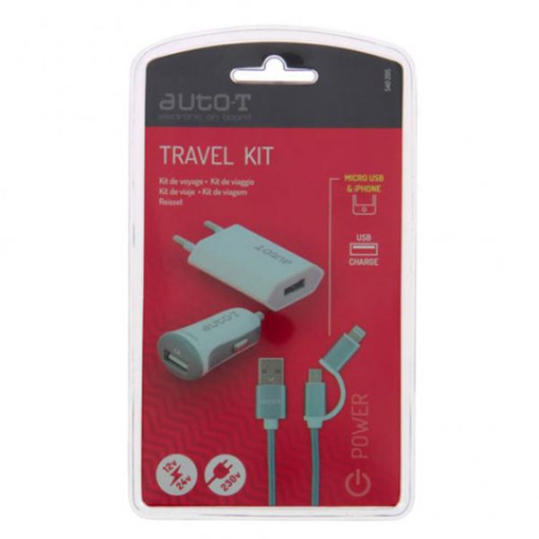Kit carregador de telemóvel para automóvel Auto-T usb Auto-T