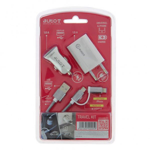 Kit carregador de telemóvel para automóvel Auto-T usb Auto-T