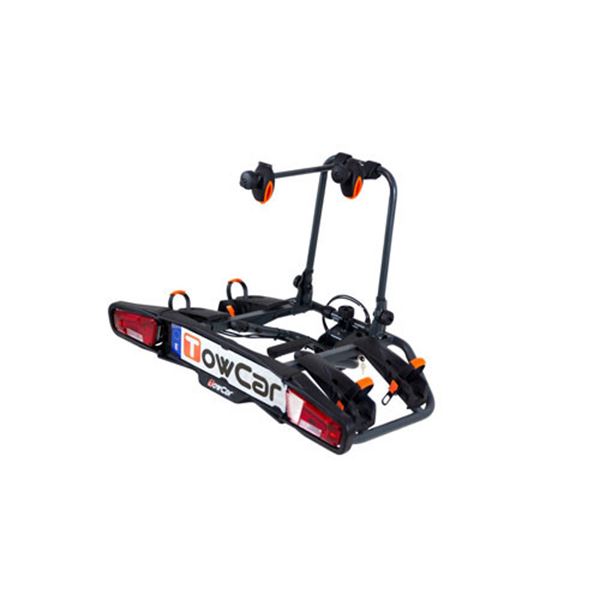 Porta-bicicletas Towcar tr2 bola na plataforma 2 bicicletas