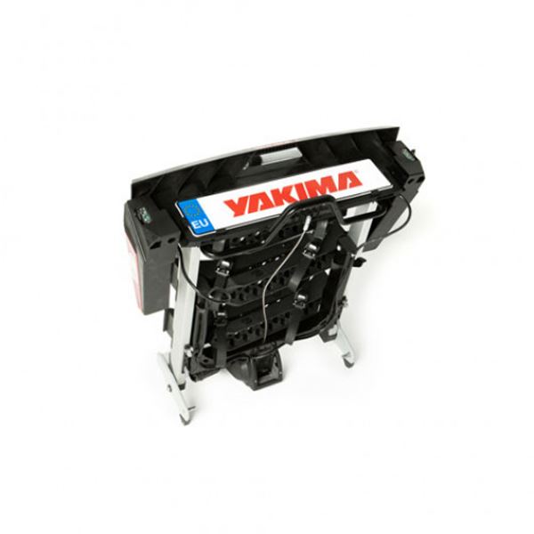 Suporte para bicicletas Yakima foldclick 3 numa plataforma para 3 bicicletas