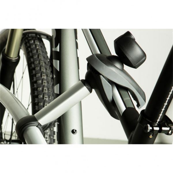 Suporte para bicicletas Yakima foldclick 3 numa plataforma para 3 bicicletas