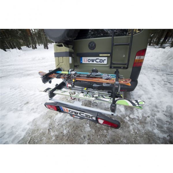 Suporte para esquis Towcar Aneto ball 4 esquis / 4 pranchas