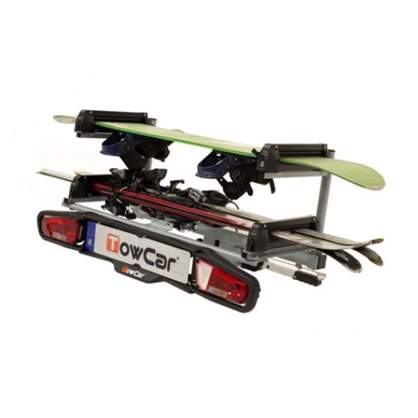 Suporte para esquis Towcar Aneto ball 4 esquis / 4 pranchas