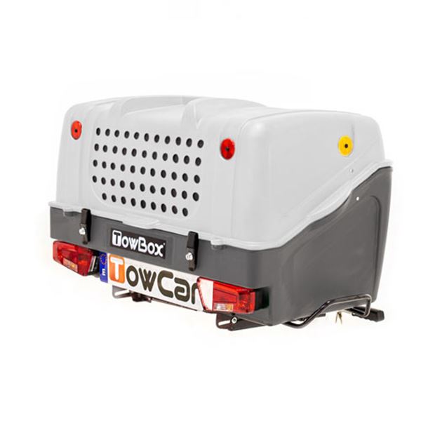 Towcar Towbox V1 caixa de bolas para cães cinzenta