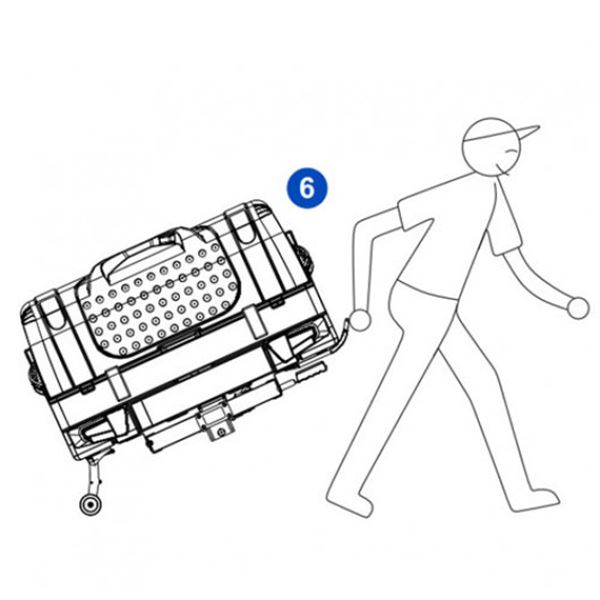 Towcar Towbox V1 caixa de bolas para cães cinzenta