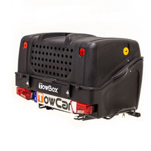 Towcar Towbox V1 gaiola com bola para cães preto